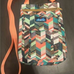 Kavu Multicolor Chevron Shoulder Bag